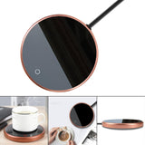 Maxbell Coffee Mug Warmer Heater Coaster 15W Cushion Auto Shut Off Plate for Home gold