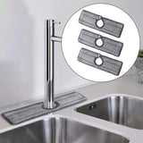 Maxbell 3x Kitchen Faucet Absorbent Pads Bathroom Drying with Buttons Grey Large