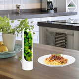 Maxbell Herb Storage Container Keeps Greens Vegetables Fresh for Kitchen Utensils