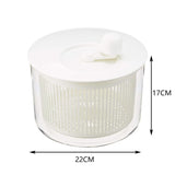Maxbell Kitchen Salad Spinner Manual Lettuce Spinner Vegetable Drain Basket M