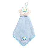 Maxbell Hand Towel Kitchen Towel Dish Hand Towel Face Towels for Bathroom Light Blue