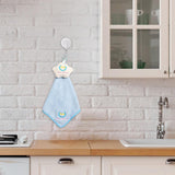 Maxbell Hand Towel Kitchen Towel Dish Hand Towel Face Towels for Bathroom Light Blue