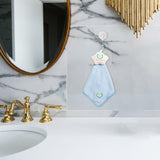 Maxbell Hand Towel Kitchen Towel Dish Hand Towel Face Towels for Bathroom Light Blue