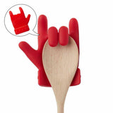 Maxbell Tiny Spill Proof Lid Lifter Heat Resistant Spoon Holder for Cooking Soup Pot