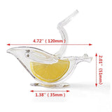 Maxbell Manual Lemon Squeezer Easy to Clean Transparent Handheld for Fruit Lemon Bar