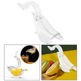 Maxbell Manual Lemon Squeezer Easy to Clean Transparent Handheld for Fruit Lemon Bar
