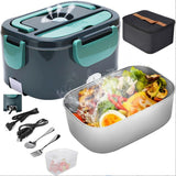 Maxbell Electric Lunch Box with Fork & Spoon Removable 1.5L for Home Car Traveling