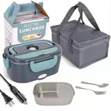 Maxbell Electric Lunch Box with Fork & Spoon Removable 1.5L for Home Car Traveling