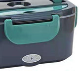 Maxbell 2 in 1 Electric Lunch Box with Fork & Spoon Detachable for Car Truck Office