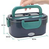 Maxbell 2 in 1 Electric Lunch Box with Fork & Spoon Detachable for Car Truck Office