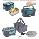 Maxbell 2 in 1 Electric Lunch Box 40W Detachable Bento Box for Home Traveling Office