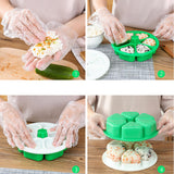 Maxbell DIY Sushi Mold 6 Holes Rice Ball Press Maker Triangular Sushi Mould