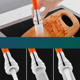 Maxbell Water Faucet Extension Pipe Rotary Water Saving Extension Tube Black 30cm