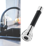 Maxbell Water Faucet Extension Pipe Rotary Water Saving Extension Tube Black 30cm