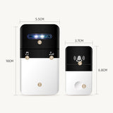 Maxbell Wireless Doorbell 80M Coverage 4-Level Volume for School Shops Classroom