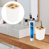 Maxbell Toothbrush Holder 3 Slots Toothbrush Organizer for Bathroom Sink Countertop