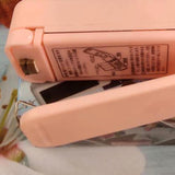 Maxbell Portable Mini Heat Sealing Machine Household Plastic Bag Sealer Pink