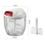 Maxbell Food Processor Powerful Easy to Clean 900ml Fruits Housewives Nuts White