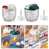 Maxbell Food Processor Powerful Easy to Clean 900ml Fruits Housewives Nuts White