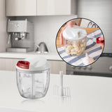 Maxbell Food Processor Powerful Easy to Clean 900ml Fruits Housewives Nuts White