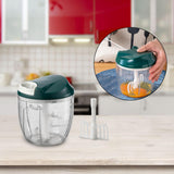 Maxbell Food Processor Powerful Easy to Clean 900ml Fruits Housewives Nuts Green
