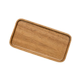 Maxbell Breakfast Tray Rectangular Shape Rustic with Raised Edge Small Rectangular