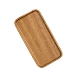 Maxbell Breakfast Tray Rectangular Shape Rustic with Raised Edge Small Rectangular