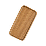 Maxbell Breakfast Tray Rectangular Shape Rustic with Raised Edge Small Rectangular