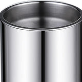 Maxbell Stainless Steel Car Ashtray Windproof Smokeless Stylish Portable for Gift Silver