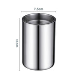Maxbell Stainless Steel Car Ashtray Windproof Smokeless Stylish Portable for Gift Silver