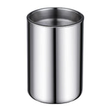 Maxbell Stainless Steel Car Ashtray Windproof Smokeless Stylish Portable for Gift Silver