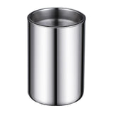 Maxbell Stainless Steel Car Ashtray Windproof Smokeless Stylish Portable for Gift Silver