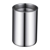 Maxbell Stainless Steel Car Ashtray Windproof Smokeless Stylish Portable for Gift Silver