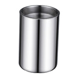 Maxbell Stainless Steel Car Ashtray Windproof Smokeless Stylish Portable for Gift Silver