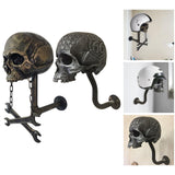 Maxbell Skull Helmet Stand Hat Holder Wall Mounted Hook For Key Hats Jacket Hanger 13x20x26cm