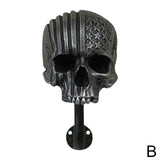 Maxbell Skull Helmet Stand Hat Holder Wall Mounted Hook For Key Hats Jacket Hanger 9x22x24cm