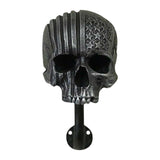 Maxbell Skull Helmet Stand Hat Holder Wall Mounted Hook For Key Hats Jacket Hanger 9x22x24cm