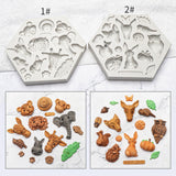 Maxbell Silicone Cake Baking Mold Animal Shape Mold for Chocolate Cookies Animal 1