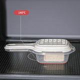 Maxbell Japan New Year Cake Heating Box Steaming Container Microwave Oven White