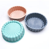 Maxbell Silicone Cake Pans Mold Cheesecake Baking Pan for Baking Grey