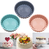 Maxbell Silicone Cake Pans Mold Cheesecake Baking Pan for Baking Grey