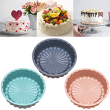 Maxbell Silicone Cake Pans Mold Cheesecake Baking Pan for Baking Grey