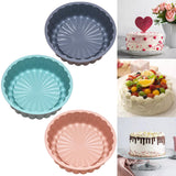 Maxbell Silicone Cake Pans Mold Cheesecake Baking Pan for Baking Grey