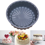 Maxbell Silicone Cake Pans Mold Cheesecake Baking Pan for Baking Grey