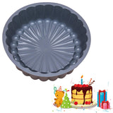 Maxbell Silicone Cake Pans Mold Cheesecake Baking Pan for Baking Grey