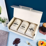 Maxbell 4x Large-Capacity Bread Box Set Storage Box for Food Sugar Pastries White