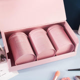Maxbell 4x Large-Capacity Bread Box Set Storage Box for Food Sugar Pastries Pink