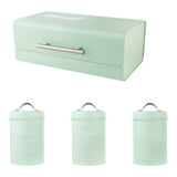 Maxbell 4x Large-Capacity Bread Box Set Storage Box for Food Sugar Pastries Green