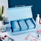 Maxbell 4x Large-Capacity Bread Box Set Storage Box for Food Sugar Pastries Blue