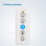 Maxbell Mini Personal Laundry Machine Washing Machine US 110 V Travel Home -White
